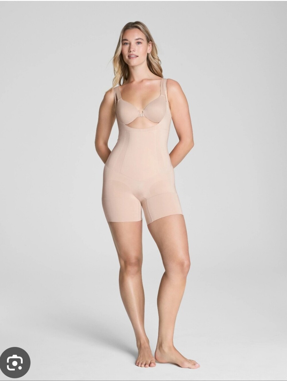 Spanx Seamless Nude Shaping Bodysuit - Women Intimates Size XL